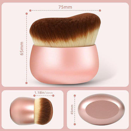 Extra Large Body Makeup Brush,Kabuki Brush for Self Tanner, Suitable Forface and Legs, Foundation, Bronzer, Powder, Ultra Soft and Dense Bristles for Quick Makeup Application
