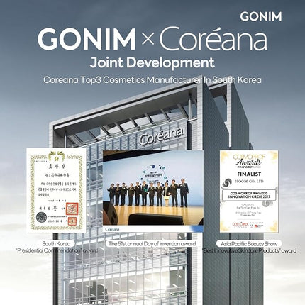 GONIM Face Mask Korean Skin Care with Hyaluronic Acid Serum & Collagen Activation, Hydrating Face Masks Skincare with Vitamin C, Moisturizing Sheet Mask for All Skin, Korean Face Mask 20 Sheets