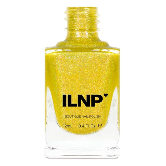 ILNP Funshine Smoothie - Bright Yellow Holographic Nail Polish