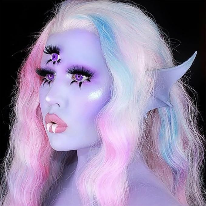 Mysense Pastel Purple Face Body Paint,Water Based Washable Face Paint,Non-toxic Cream Body Paint for Adults and Children,Purple Face Painting for Halloween SFX Ursula Costume Cosplay Makeup,0.6oz