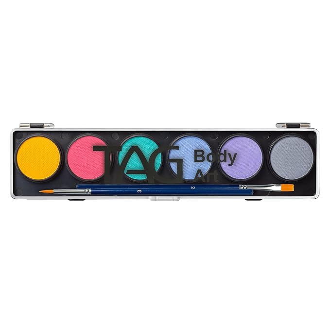 TAG Face & Body Paint - Pastel 6 x 10g