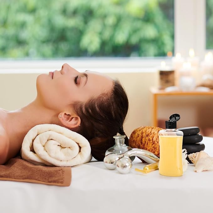 40 Pack Travel Bottles with Flip Cap, 3.4 oz Empty Plastic Travel Size Containers, Leak Proof Squeeze Bottles, Clear Refillable Cosmetic Containers for Toiletries Lotion Shampoo Essential Oil