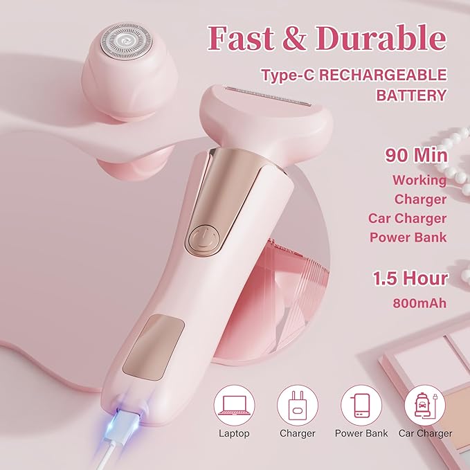 Electric Razors for Women Bikini Trimmer for Women Shaver for Women Private Area Travel Razors for Women Bikini Trimmer Hair Removal Device Bikini Shaver Womens Facial Hair Remover