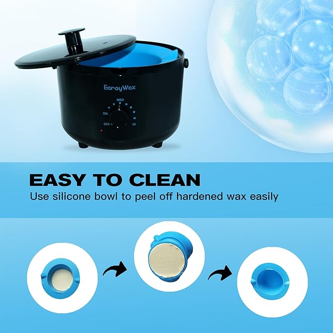 Wax Warmer for Hair Removal at Home, Portable Professional Wax Heater for Hard Wax Beads Fast Heating