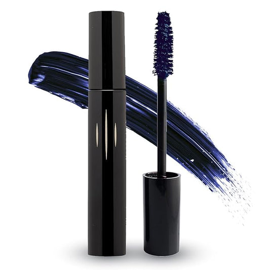 Radiant Professional Lengthening Mascara with silicone brush – Smudge-Proof Curl Mascara Volume & Length for Sensitive Eyes, Cruelty Free, Ideal for Mature & Young Women, 0.43 oz (05 Midnight Blue)