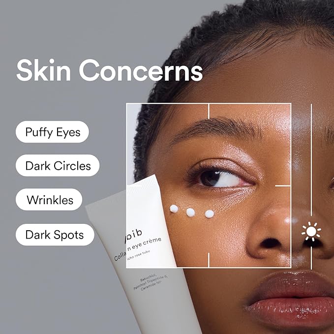 Abib Collagen Eye Crème Jericho Rose Tube for Dark Circles and Puffiness, Under Eye Fine Lines