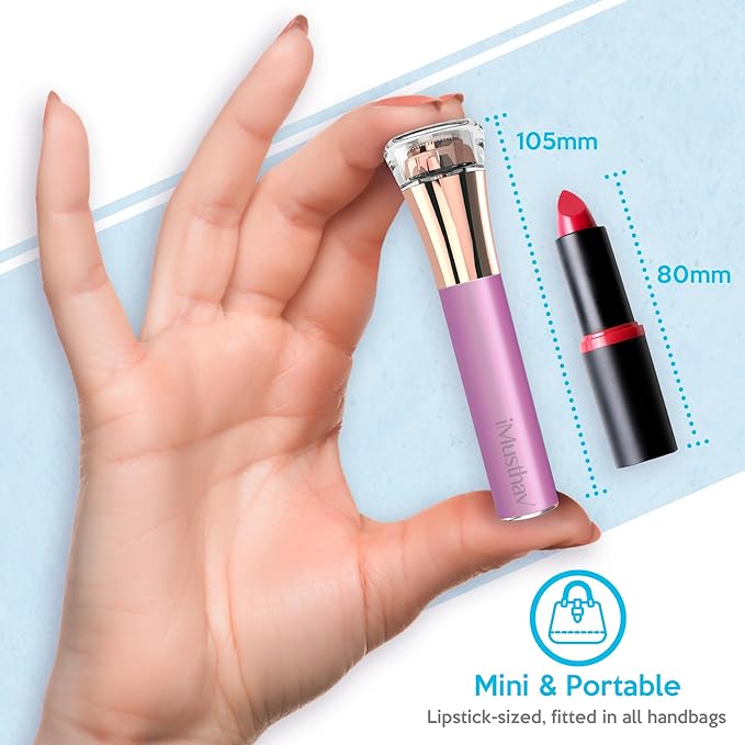 Facial Hair Remover for Women Painless Flawless Electric Razor Epilator Trimmer Shaver with 18K Gold-Plated, 16mm Dual Ring Floating Head, USB Rechargeable, 360° LED for Face Lip Hair Removal