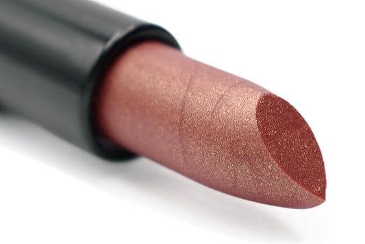 Blaze Gold Flecked Red Metallic Shimmer Lipstick Color Moisturizing Paraben Free, No Animal Testing & Cruelty Free Lip Makeup Color
