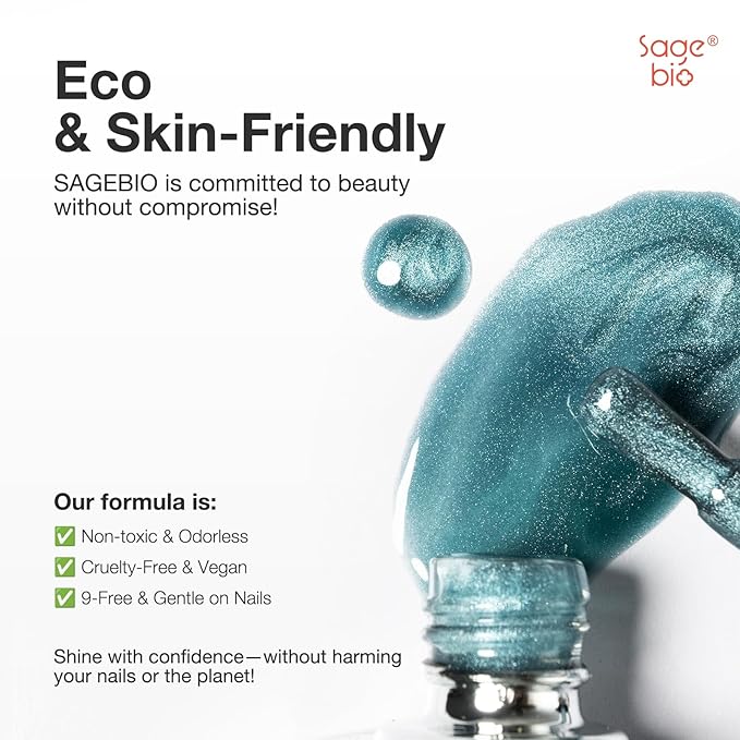 15ml Cat Eye Gel Nail Polish with Magnet Shimmer Glass Bead Effect 15