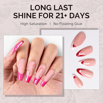 MelodySusie 15ML Pink Nude Gel Nail Polish,Nails Soak Off UV LED Cinnamon Pink Gel Polish Gift for Women Nail Art Manicure Salon DIY Nail Design Decoration at Home-A2404