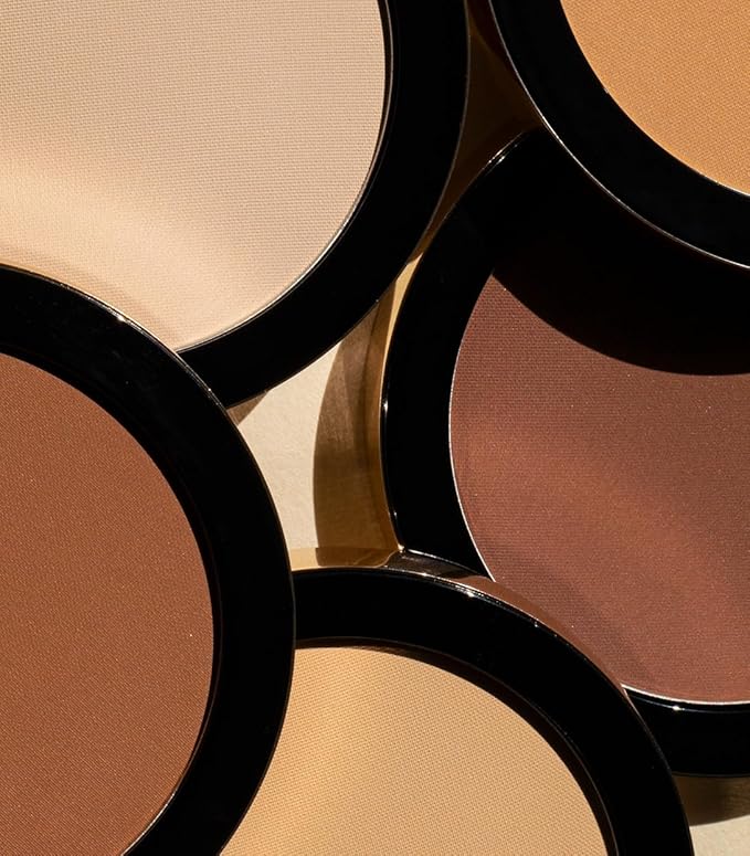 MAKE Beauty Diffusion Set, Translucent Setting Powder - Pressed Face Powder Compact for Smooth Matte Complexion. Sheer Coverage Finishing Foundation for Excess Oil. Shade - Light Medium