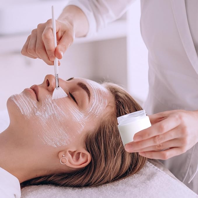 50 Pack 2 OZ Plastic Jars Round Clear Cosmetic Container with Clear Lids, Eternal Moment Slime Jars for Lotion, Cream, Ointments, Makeup, Eye shadow, Rhinestone, Samples, Pot, Travel Storage