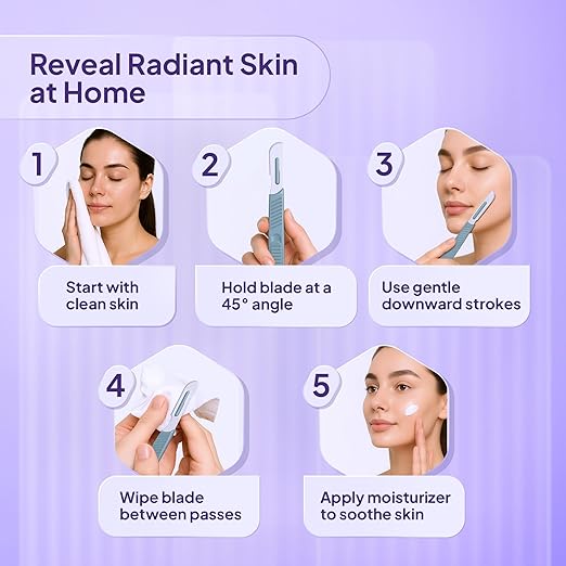 Disposable 14R Dermaplaning Razors - Pack of 20 Dermaplane Razor for Women Face, Dermaplane Scalpels Dermaplaning Tool for Face