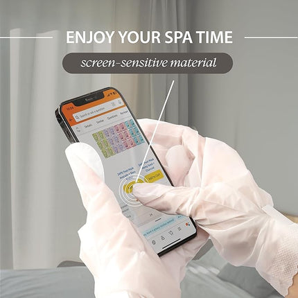 Innerest 12 Pairs Original Derma Beauty Hand Mask Bulk Moisturizing Hand Gloves for Dry Hands Nail Care Essential (Shea Butter)