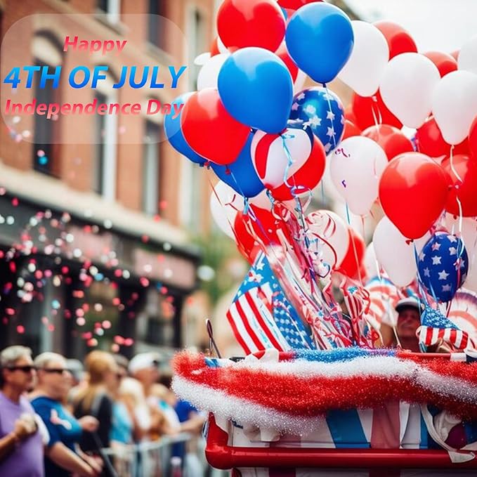 Mysense Patriotic Red White and Blue Body Glitter Stick,4th of July Accessories,Sparkling Face Hair Glitter for Fourth of July Outfit Women Kids,American Pride USA Flag Makeup for Independence Day