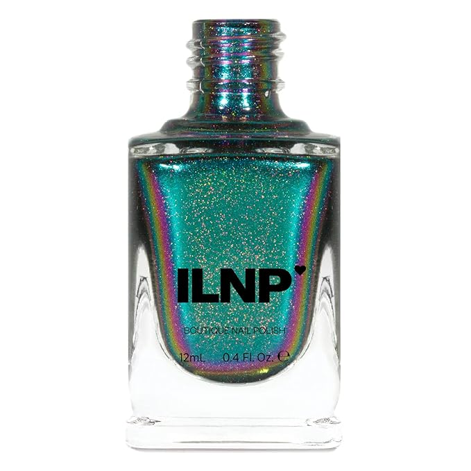 ILNP Sirène (H) - Green, Blue, Violet, Red, Gold Color Shifting Holographic Ultra Chrome Nail Polish