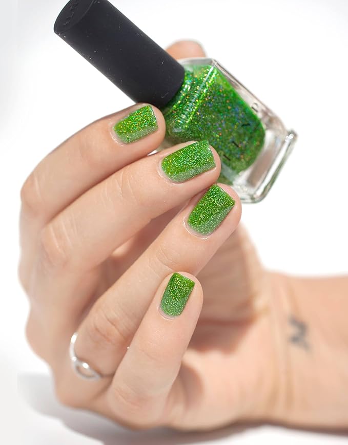 ILNP Someday - Juicy Lime Green Holographic Sheer Jelly Nail Polish