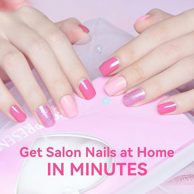 Makartt Super Strong Nail Glue for Press On Nails- Acrylic Nails Nail Tips Glue for Stick On Nails Long Lasting for Fake Nails Broken Nails Repair Professional Nail Adhesive 0.07oz 5Pcs, Hema Free