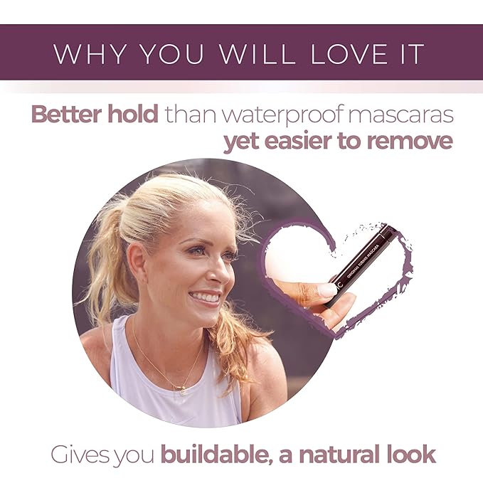 Blinc Original Tubing Mascara, Natural looking Lengthening, Ultra-Longwearing Washable, Vegan, Gluten-Free and Cruelty-Free, Black, 9mL / 0.30 Fl. OZ