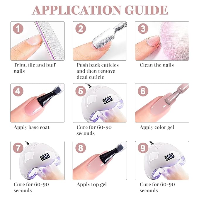 RARJSM Nude Misty Rose Pink Gel Nail Polish Neutral Skin Tone Sheer Jelly Gelpolish 1PC 15ml Single Bottle Creamy Transparent Natural Nudegel Polish Soak off Cured for Home Salon French Manicure