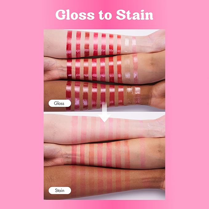 COLORGRAM FRUITY GLASS TINT MINI SET 01 DOUBLE GLOSS | Moisturizing & Long Lasting Korean Lip Stain Tint | Stocking Stuffer, Gifts for Women and Teen Girls