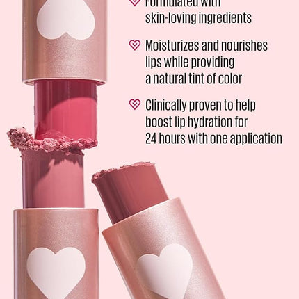 Kaja Love Blur Lip Balm - 02 Sweet Bestie | Soft & Comfort Semi-Matte Blurring Daily Color | Shea Butter, Avocado Oil, Citrus Unshiu Peel Extract, Vitamin E Infused | 4g/0.14oz.