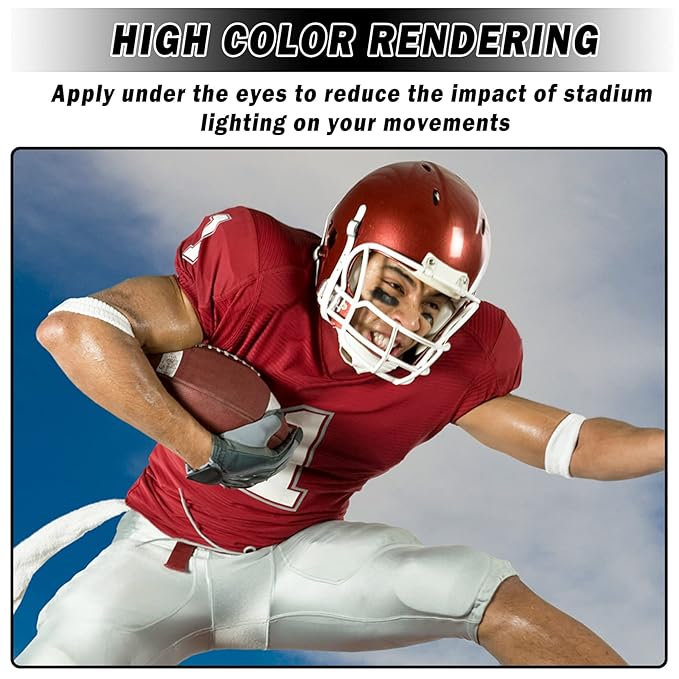 CAHIUYOA 3 Pcs Eye Black Stick for Sports Eye Black Football/Baseball/Softball,EyeBlack Face Body Paint Stick Athletes Sports Clown Black Makeup Halloween Cosplay