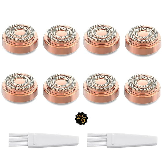 tuokiy Replacement Heads for Flawless Finishing Touch Facial Hair Removal Tool for Women. Just fit Gen 2 Hair Removal Device