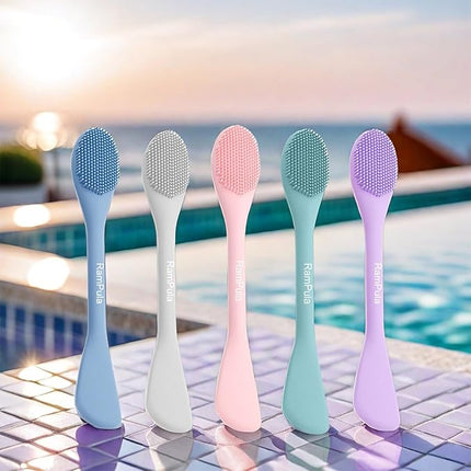 Silicone Facial Cleansing Brush Pores Cleaner,Remove Blackhead,Remove Acne,Face Massager,Applicator,Spatula,Mud Mask,DIY,Cream,Face Washing Clean,Body Lotion