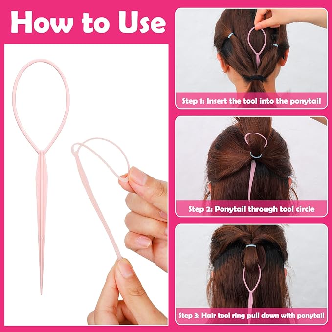 28 Colored Rubber Bands for Hair, 1500 Pcs Small Girls Elastic Ties With 6 Styling Tools - Colorful Accessories for Baby Toddlers Kids