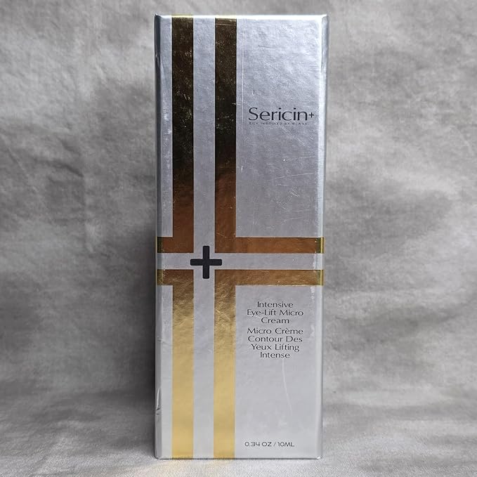 Sericin Plus Intensive Eye-Lift Micro Cream | Instant Wrinkle Filler | Exclusive Professional-Grade Anti-Aging Elixir with Rare Silk Protein | Precision Syringe Applicator