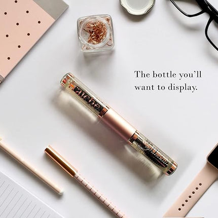 Lash Serum Mascara Tube DOUBLE PACK - Natural Eyelash Serum for Growth, Conditioning &Treatment - Eyelash Growth Serum with Organic Castor Oil - Brow Serum to Grow Brows with Eyeliner & Eyelash Brush