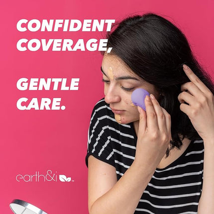 Beauty Sponge for Foundation & Concealer – Soft Latex‑Free Makeup Blender for Smooth, Streak‑Free Application – Expands When Wet, Easy to Clean – For Liquid, Cream & Powder