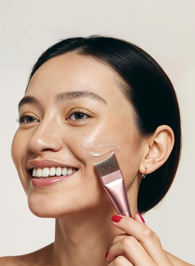 Luxury Sheer Beauty Ultra Thin Foundation Brush for Liquid Makeup & Applicator, Tinted Moisturizer, Tinted Sunscreen, Tinted Serum or Oil Limits Gives a Flawless Natural Looking Finish