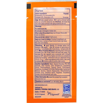 Banana Boat Sport Sunscreen, SPF 30 Protection Lotion, Travel Packets, 0.4 Fl Oz (Pack of 12)