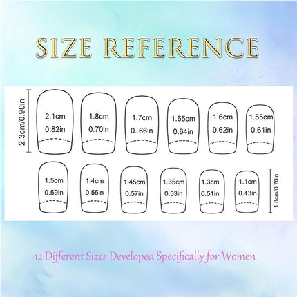 Press on Nails Medium Square Leopard French Tip Fake Nails with Bow Desings Nude Glue on Nails Glossy False Nails Press ons Acrylic Stick on Nails for Women 24 Pcs