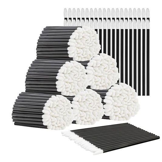 Disposable Lip Brush– Lip Applicators Makeup Applicators Lipstick Brush Makeup Brushes & Tools Lip Wands Makeup Artist Kit Essentials Beauty Tools (Black, 700Pcs)