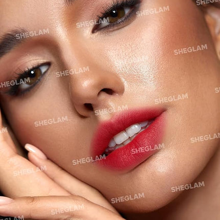 SHEGLAM Pout Pillow Cushion Lip Gloss Moisturizing Liquid Lipstick High Shine Finish Sponge Tip Applicator Non-Sticky Lip Glaze Party -Nod Off