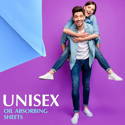 High-Performance Oil Absorbing Sheets for Face - 3 pack (150 sheets) - Makeup Friendly Blotting Papers for Oily Skin - Oil Blotting Sheets for Face