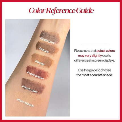 Espoir The Brow Color Fixing Cara #2 Taupe 0.1 fl oz | Easy Fixing without Clumping with Skinny Brush | Long Lasting Smudgeproof Eyebrow Mascara | Soft Mood Coloring Tinted Gel | Korean Eye Makeup