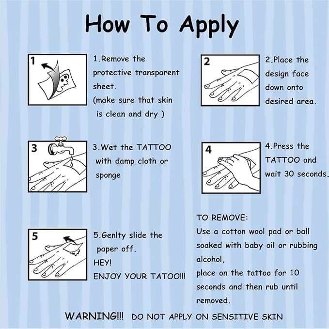 Temporary Tattoos for Kids - 320 Mixed Styles (36 Sheets) Tattoo Stickers Set for Boys and Girls, Car Dinosaur Hawaii Mermaid Watercolor Animals Tattoos for Kids Birthday Party Supplies