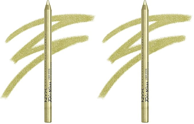 NYX PROFESSIONAL MAKEUP Epic Wear Liner Stick, Long-Lasting Eyeliner Pencil - Chartreuse (Pack of 2)