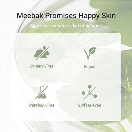 Meebak Cica Redness Solution Cream | Redness Relief for Face | Green Color-Corrector | BB Cream for Sensitive Skin | Green Color Corrector - Fair to Medium Skin