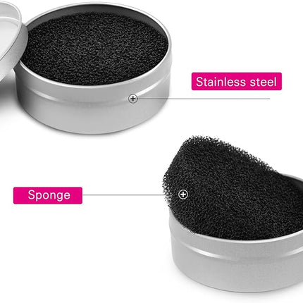 Luxspire Makeup Brush Cleaner Quick Wash Sponge Remover Color From Brush Makeup Cleaner Tool Switch Eye Shadow Color Dry Clean Box