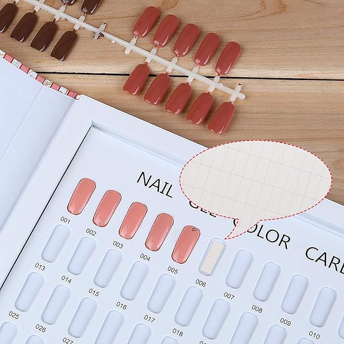 Noverlife 780PCS Nail Art False Tips Double-Sided Sponge Glue Adhesive Tape, Pre-Cut Self-Adhesive Foam Strips Fixing Sticker for Nail Design Gel Polish Color Display Card Book