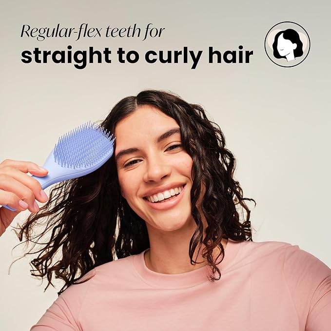 Tangle Teezer Ultimate Detangler Brush for Wet & Dry Hair, Eliminates Knots & Reduces Breakage for All Hair Types, Sweet Lavender