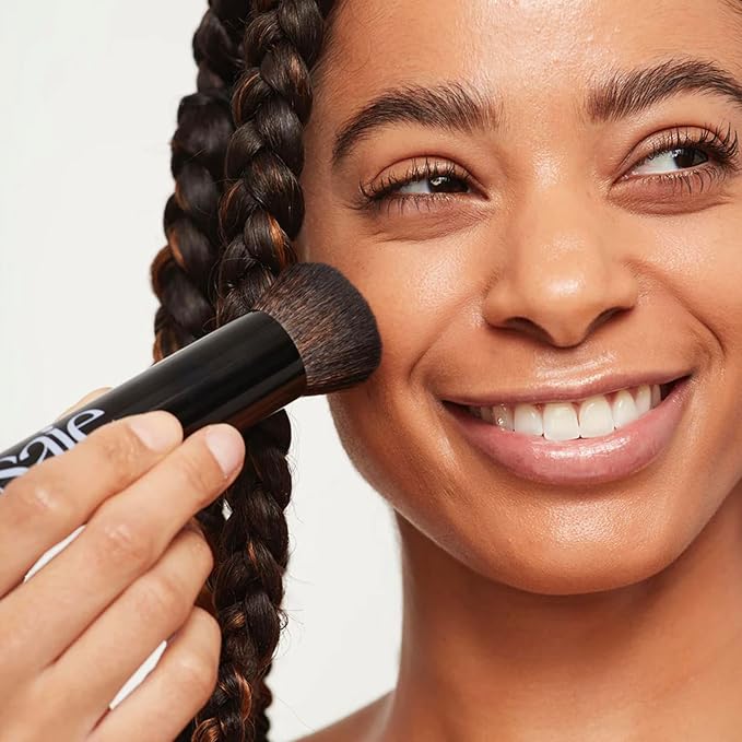 Saie The Ultimate Brush Collection - Base, Big, Double, Fluffy & Powder Blush - High-Performance, Cruelty-Free Makeup Brushes for Seamless Application