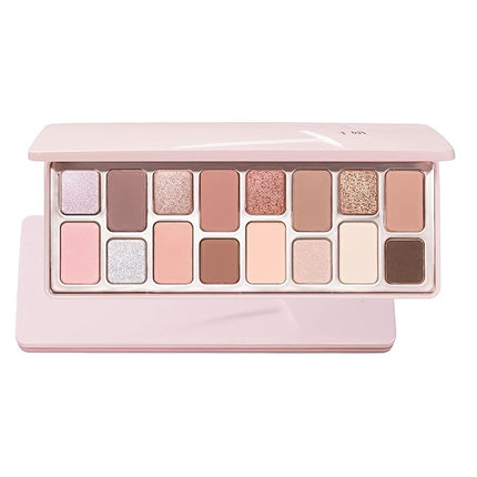 16 Color Eyeshadow Palette, Blendable with Low-Saturation Pink-Brown and Peach Nudes Palette, Sweet Aesthetic Makeup for Daily Office, Date, Parties (#06 Dear)