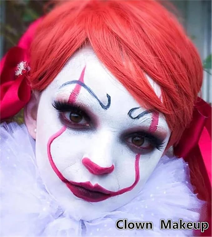 Go Ho Red Face Paint,Waterproof Oil Based Cream Red Face Body Paint Stick for Halloween Cosplay SFX Spider Devil Clown Makeup