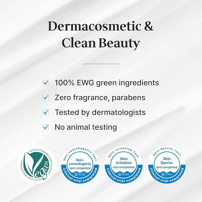 Cica Face Moisturizer with Pro-Vitamin B5 – Daily Hydrating Cream for Dry and Delicate Skin – With Panthenol, Squalane & Glycerin – Lightweight Skin Barrier Support, Day & Night, 2.2 Fl Oz.